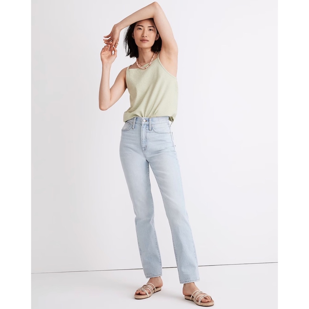 Madewell Classic Straight Full-Length Jeans in Fitzgerald Wash Size 26